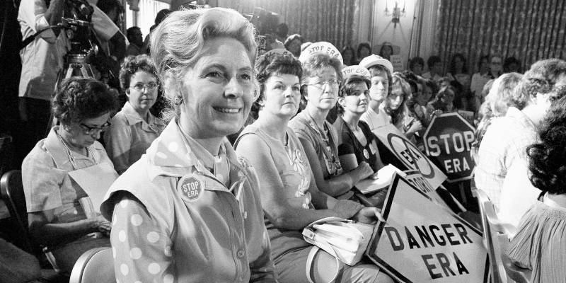 Schlafly in 1976. Image via AP.